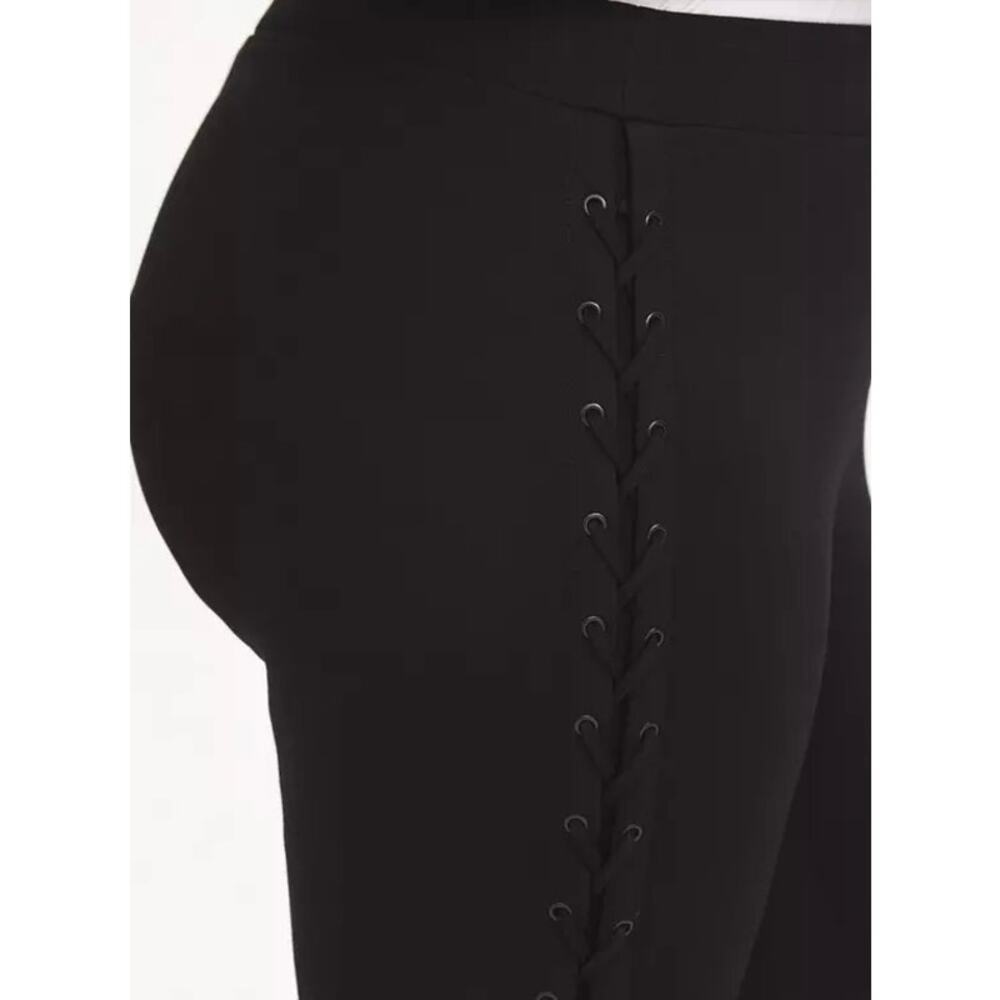 Torrid Pixie Pant Side Lattice Trim Leggings Tumm… - image 4